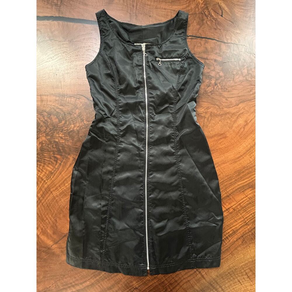 Rare Archival Vintage Late 80s / Early 90s Aeropostale Zip-Front Nylon Dress S